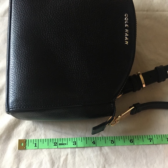 Cole Haan mini crossbod black peb leath never used - Picture 2 of 7